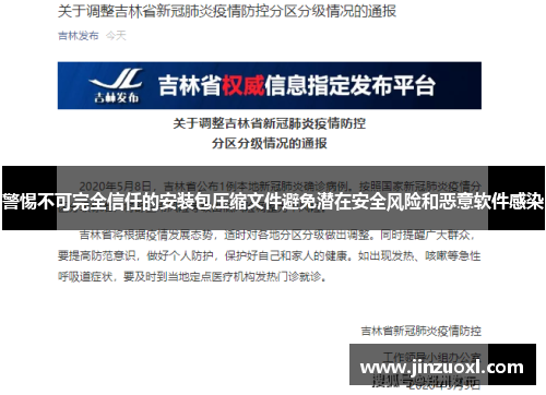 警惕不可完全信任的安装包压缩文件避免潜在安全风险和恶意软件感染